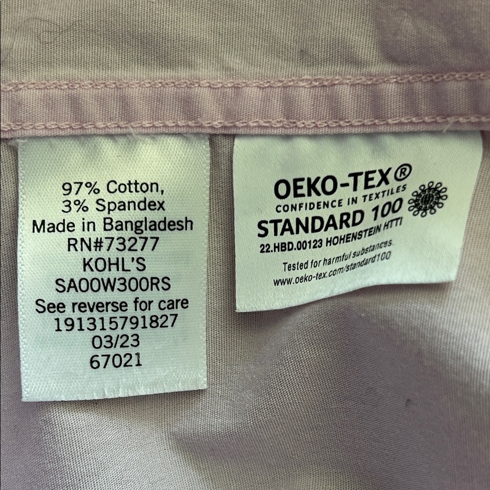 Apt. 9 Men's Small Soft Pink Button-Up Shirt - Picture 5 of 8